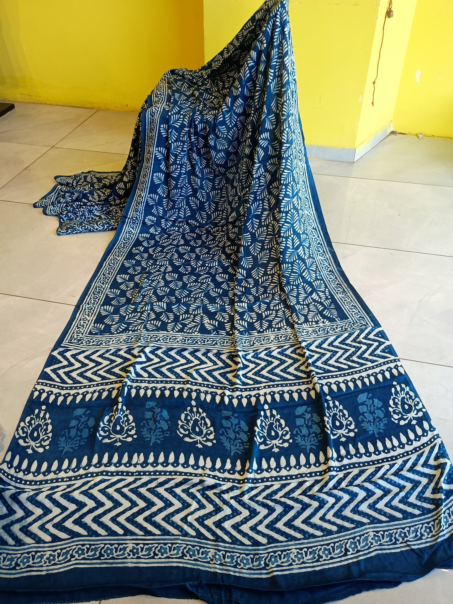 ''Vinita'' indigo saree