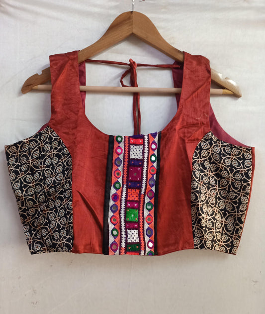 "Kriva" Navratri special kutchi patch work blouse