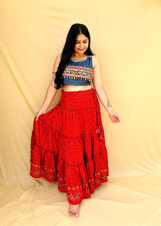 "KRIVA"DEMIN NAVRATRI SPECIAL BLOUSE