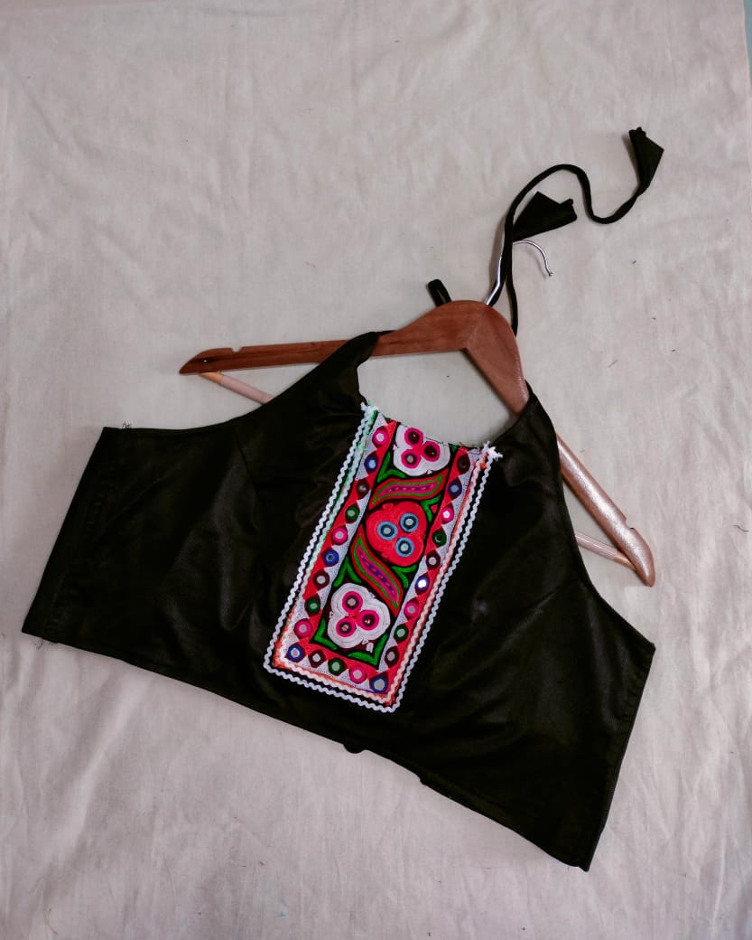 "Kriva"Navratri special halter neck blouse