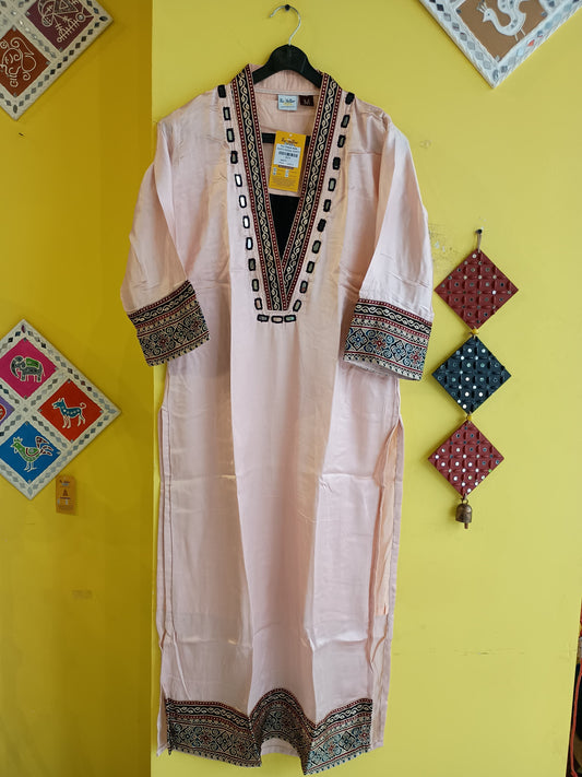 ''ASHITA'' MODAL PLAIN KURTI