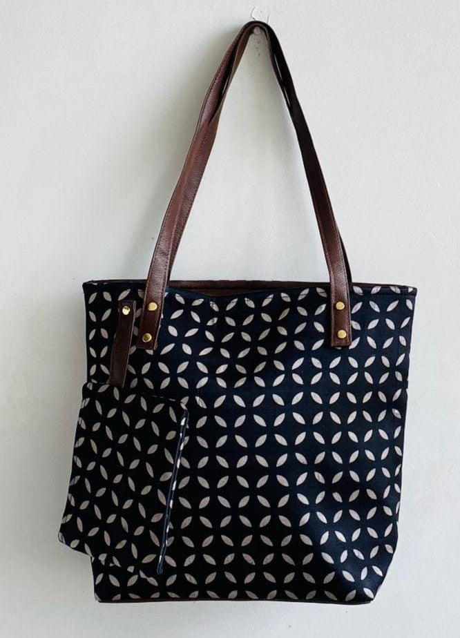 ''Richa''handcrafted shoulder bag with mini coin pouch