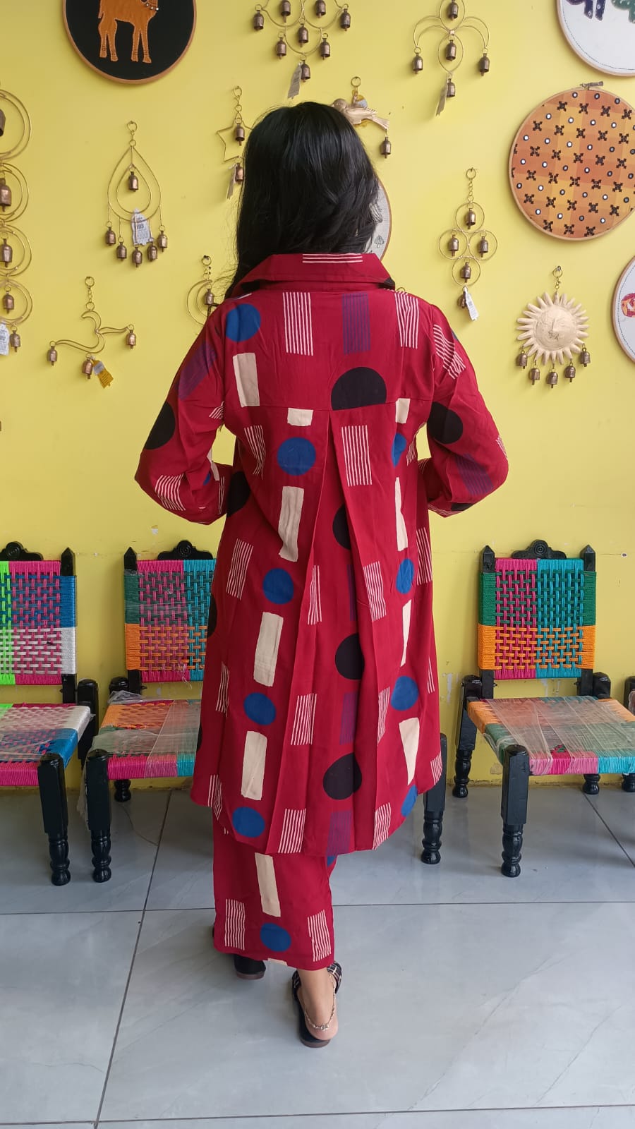 "Vanya" Semi rayon cotton co-ord set
