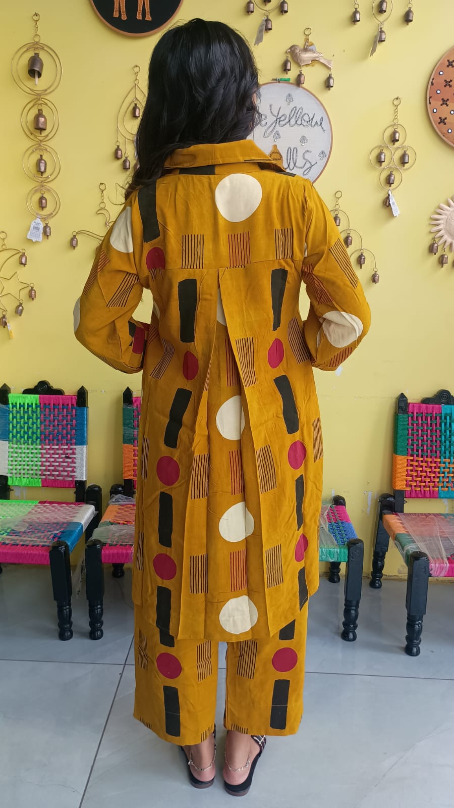 "Vanya" Semi rayon cotton co-ord set