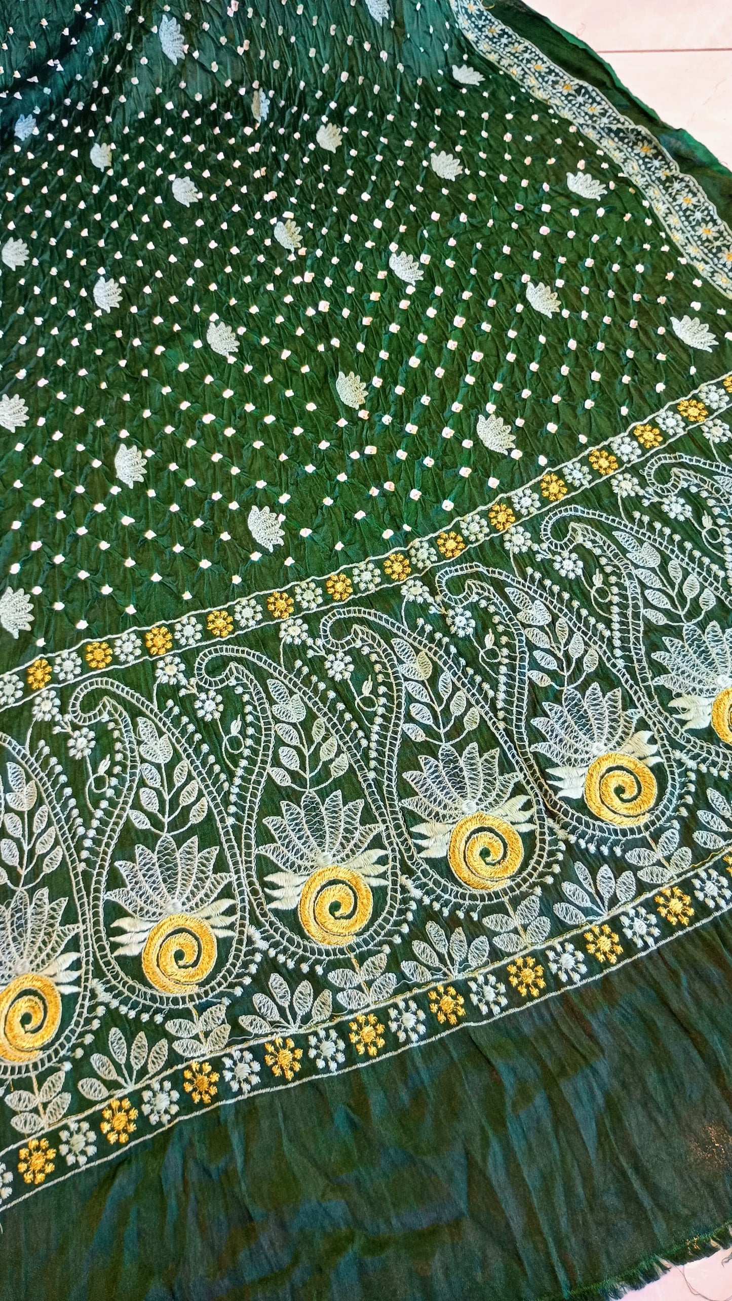 ''Bhavika'' gajji lucknowi saree