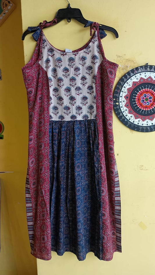 "Grishma"  Natural cotton spaghetti kurti