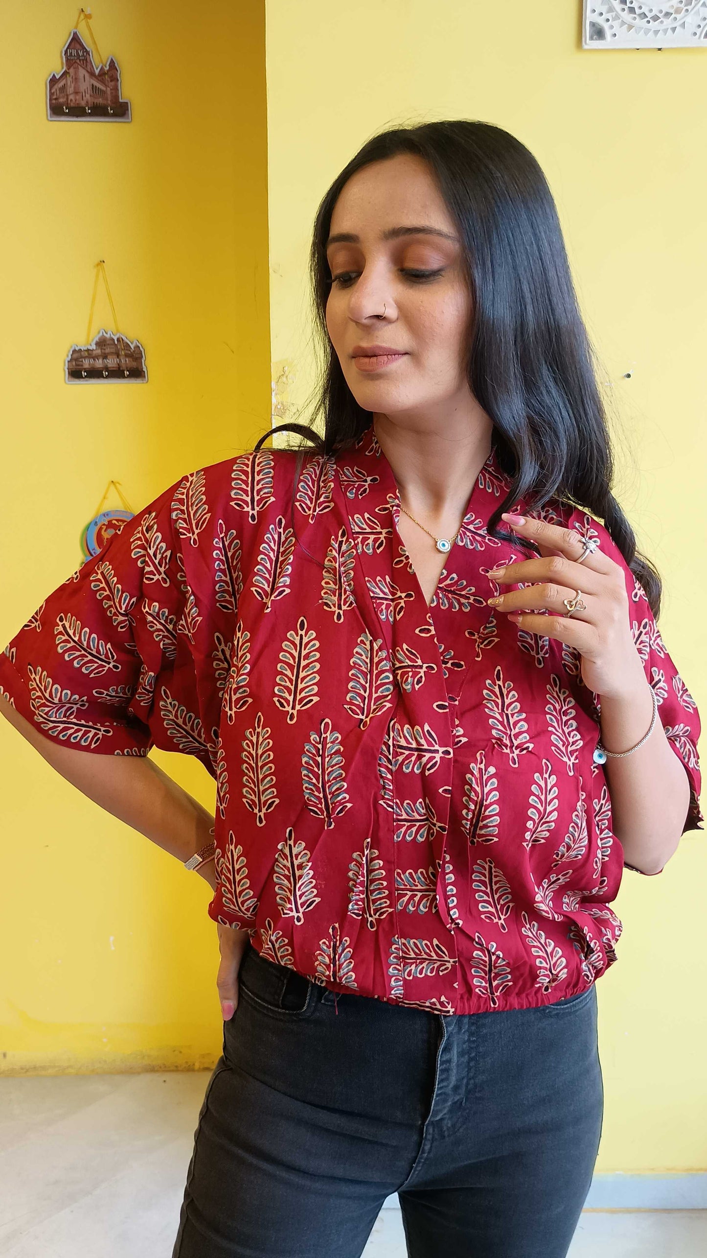 "Neeva* Natural rayon balloon top