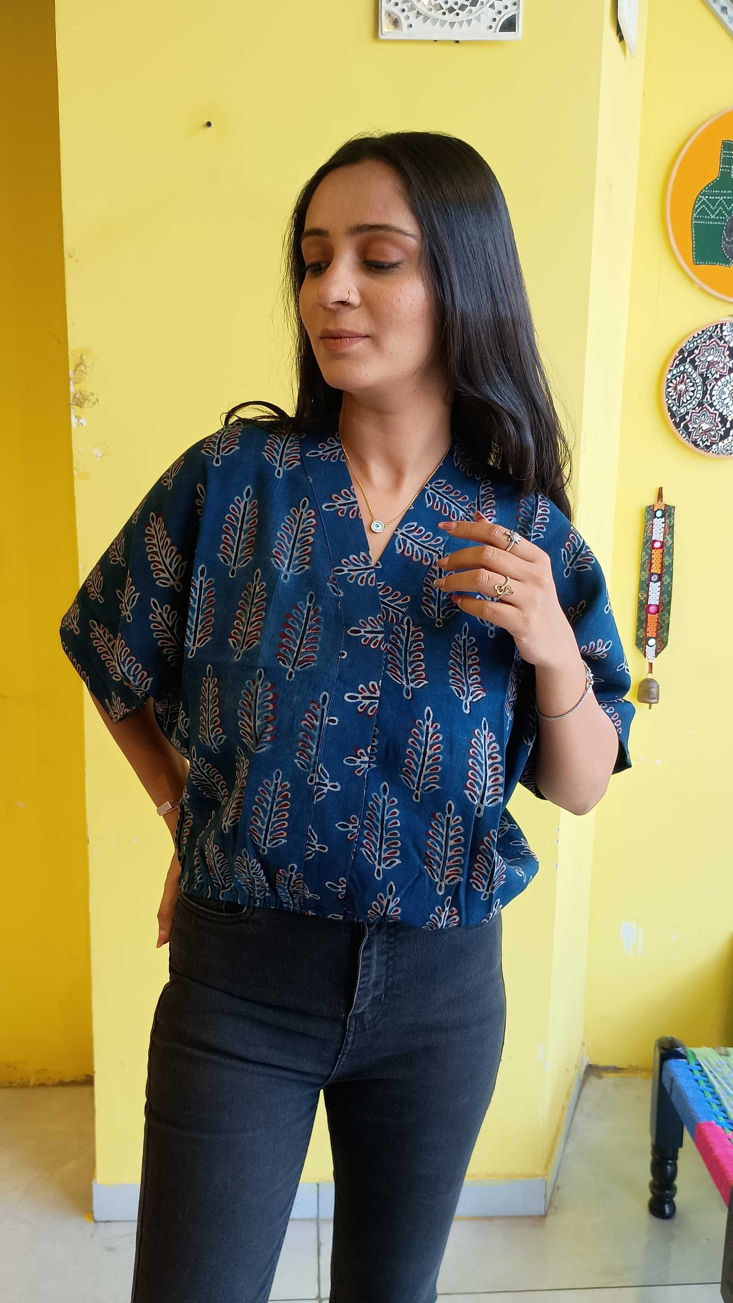 "Neeva* Natural rayon balloon top