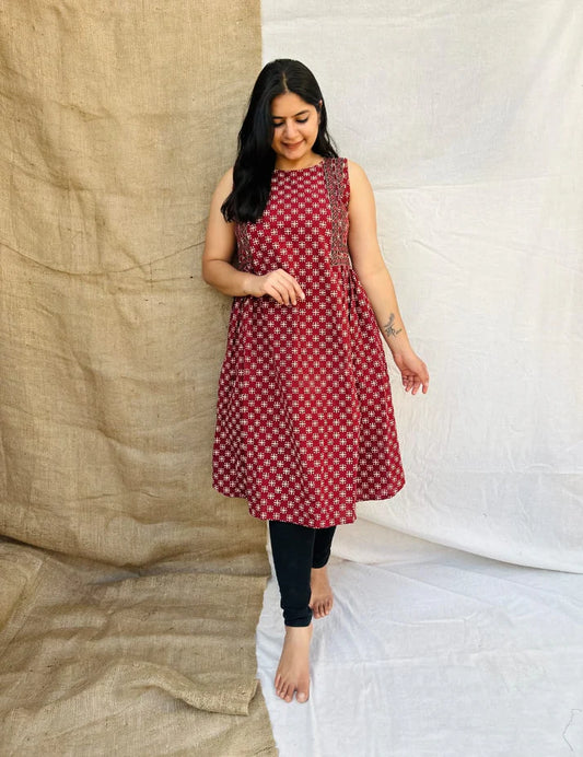 Buy Frock Style Kurti from The Yellow Bells: Embrace Elegance and Comfort