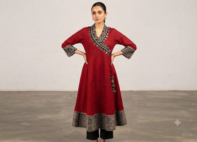 KEDIA STYLE MIRROR WORK KURTI NEW