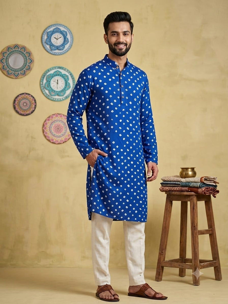 MODAL BANDHNI MENS KURTA