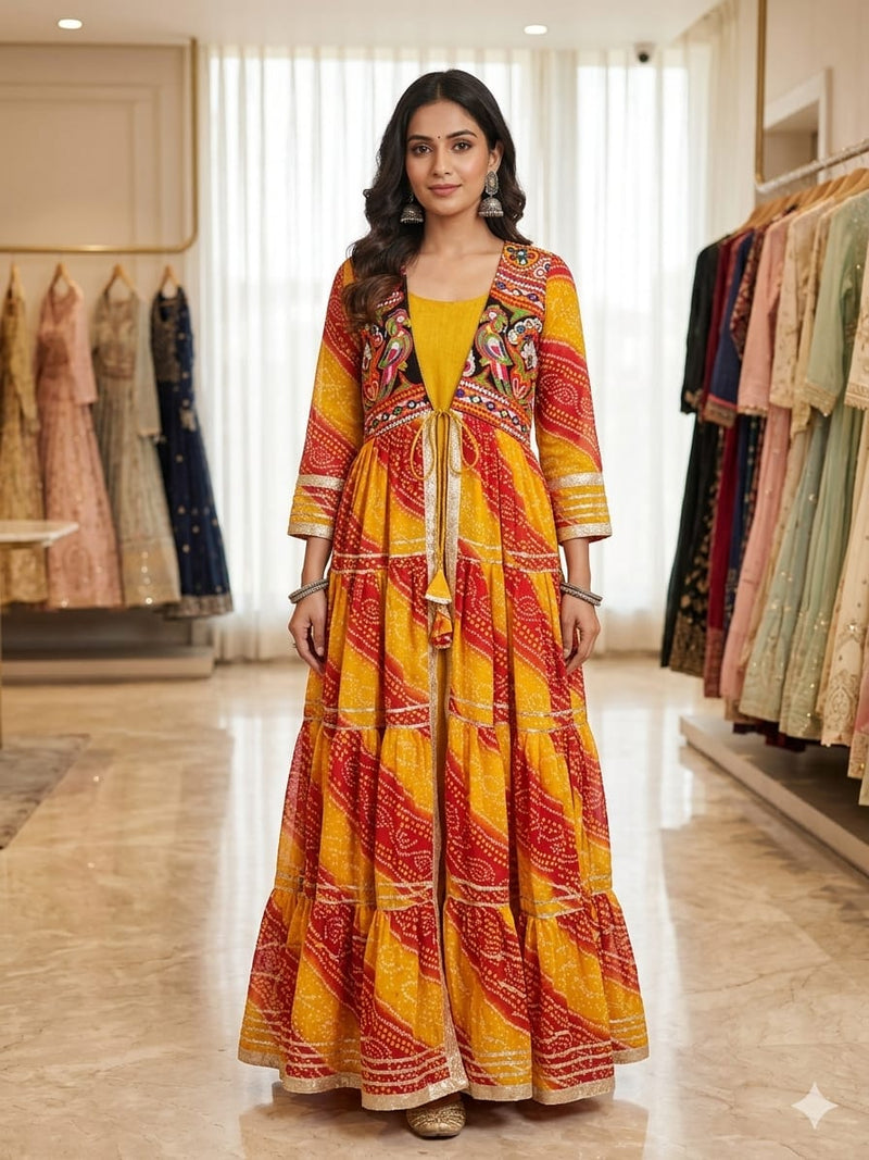 NAVRATRI SPECIAL FULL FLAIR JACKET