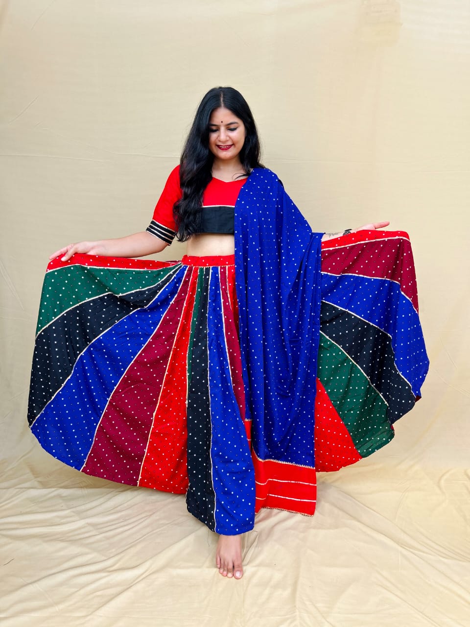 "Manya"multi navratri special chaniya choli