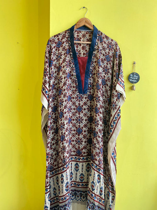 "Gita" New Modal mirror work kaftan