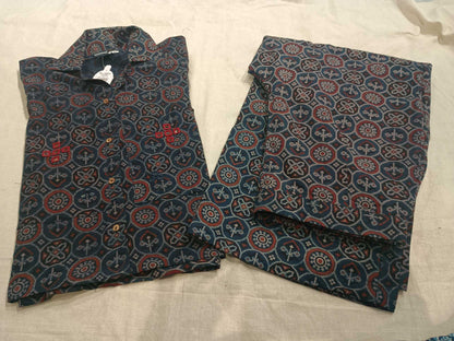 "Kritika" natural cotton co-ord set