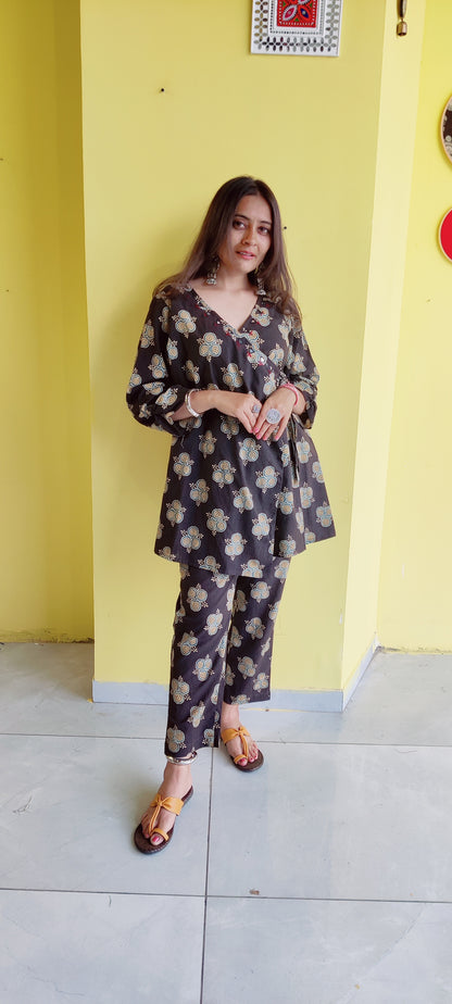 "Jinisha" Natural cotton co-ord set