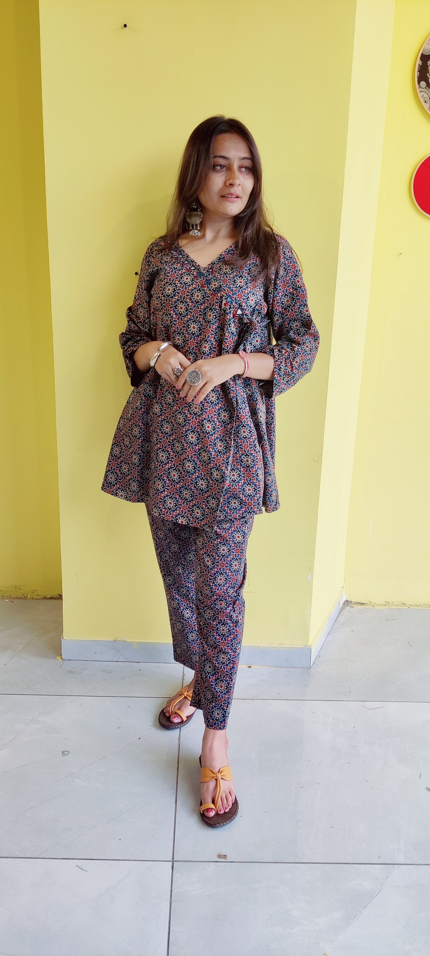 "Jinisha" Natural cotton Co-ord sets