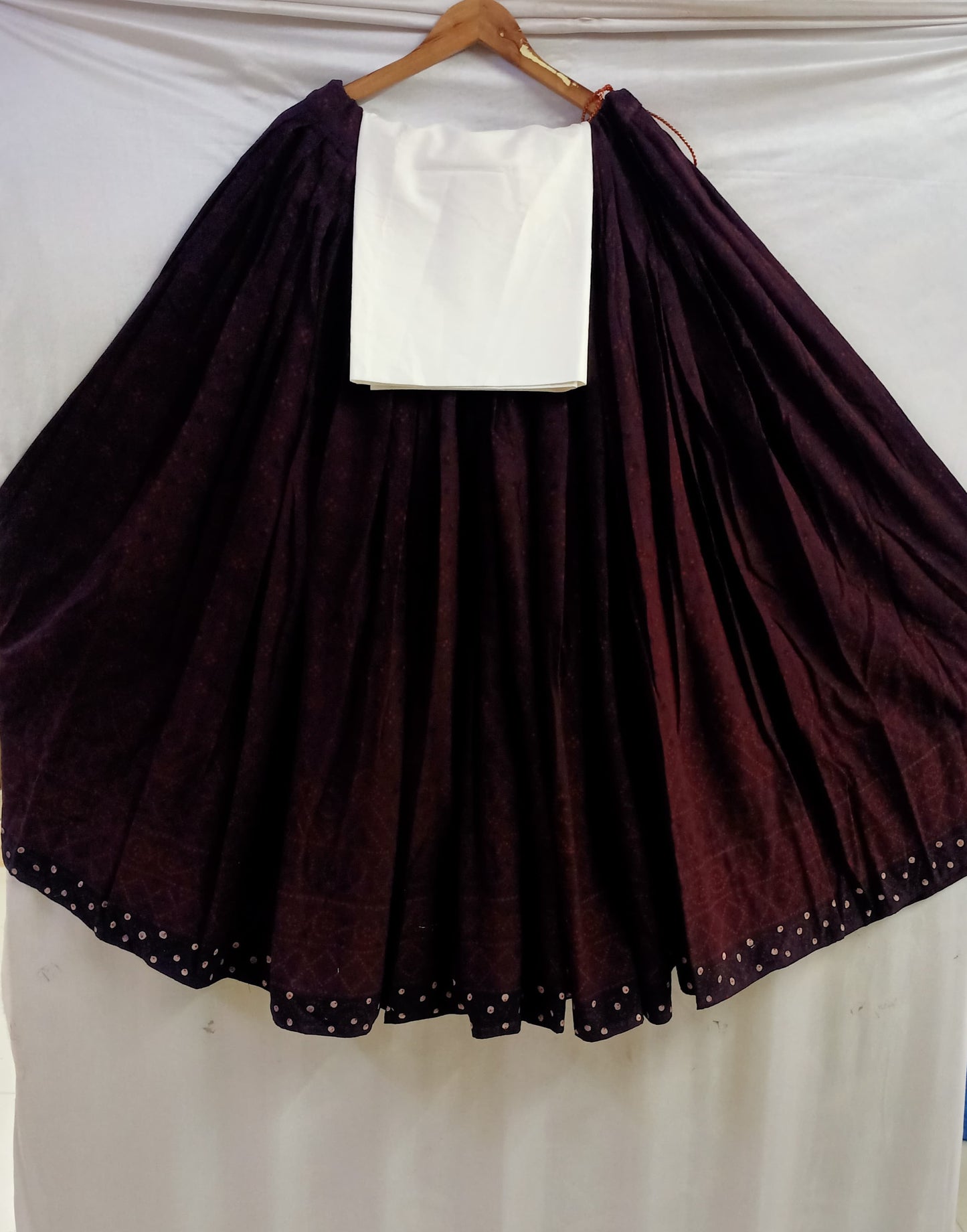 Navratri special pure cotton skirt with blouse piece set