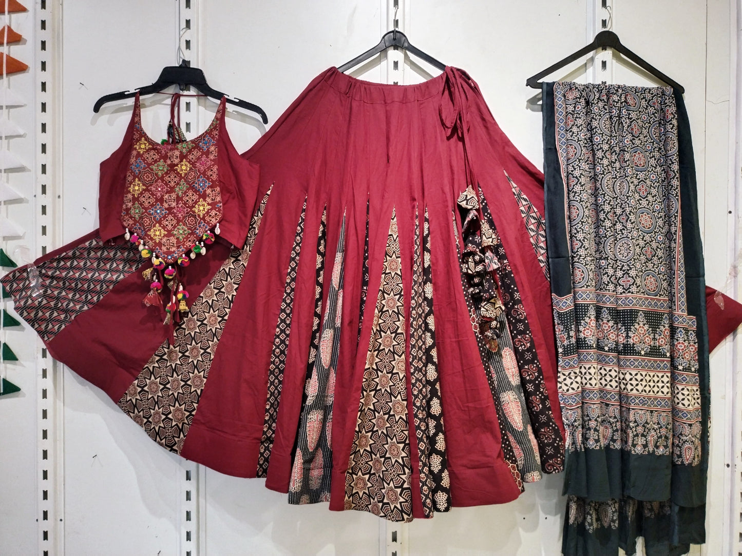 "Reemani" Cotton kali chaniya choli set