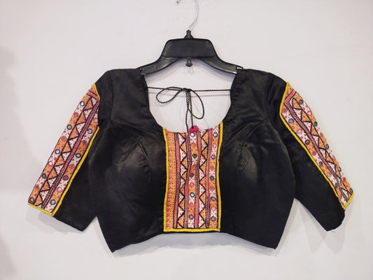 "Kriva" Mashroo kutchi work blouses