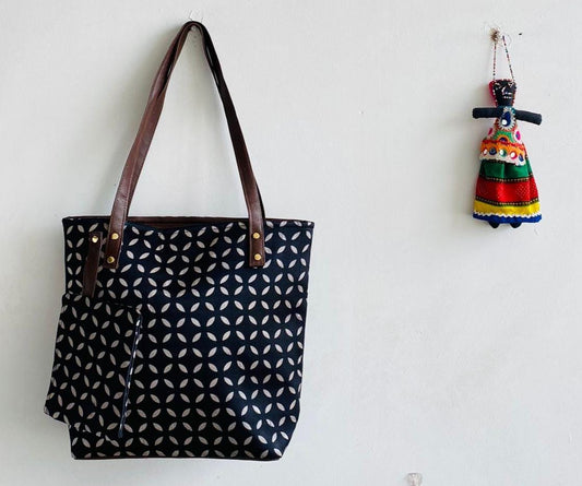 ''Richa''handcrafted shoulder bag with mini coin pouch