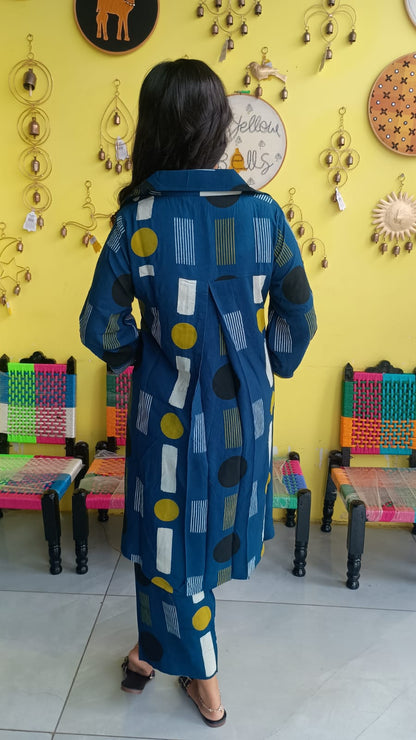 "Vanya" Semi rayon cotton co-ord set