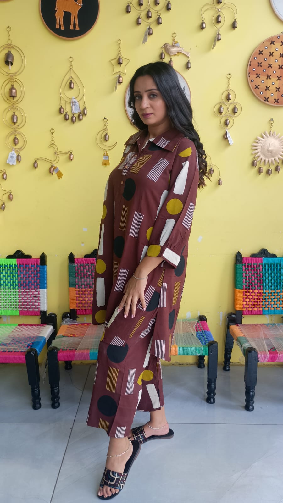 "Vanya" Semi rayon cotton co-ord set