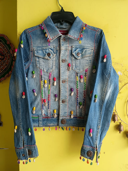 Denim Jacket Blue - Navratri Special
