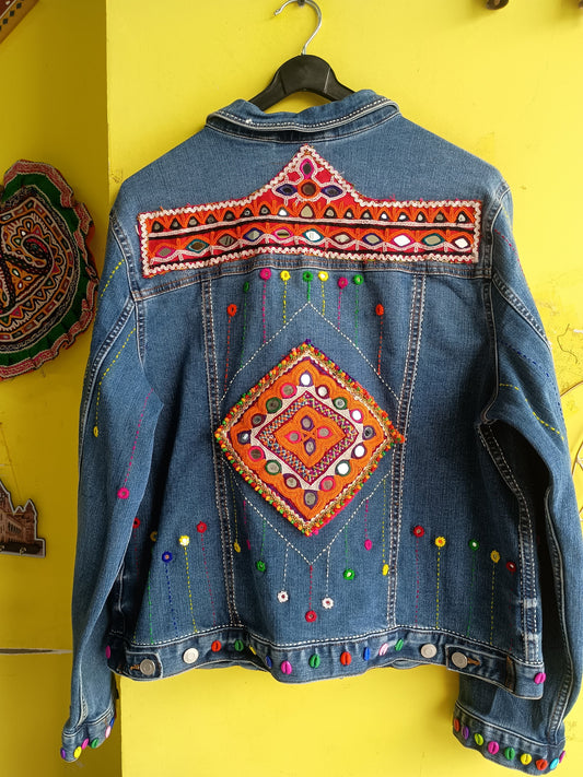 Denim Jacket Blue - Navratri Special