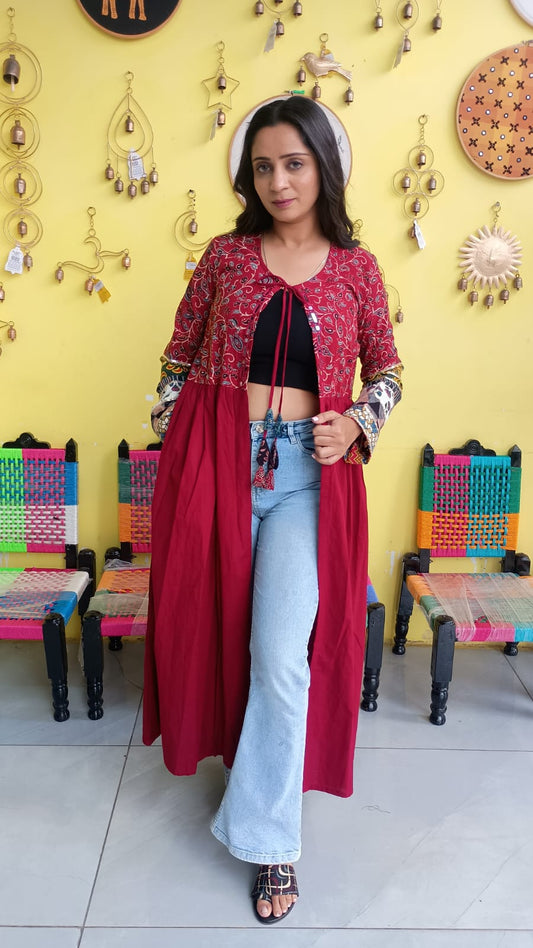"Ishani" Navratri special long jacket