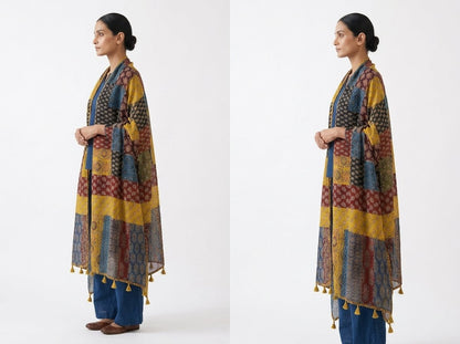 COTTON PATCHWORK DUPATTA