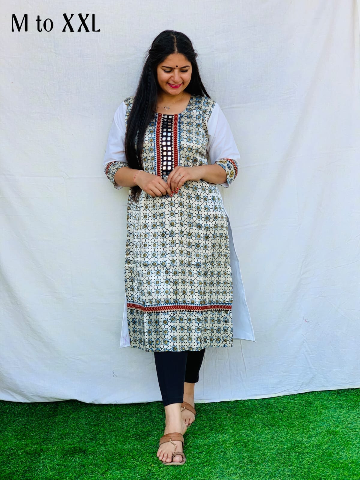 *NAITY* mashroo printed kurti