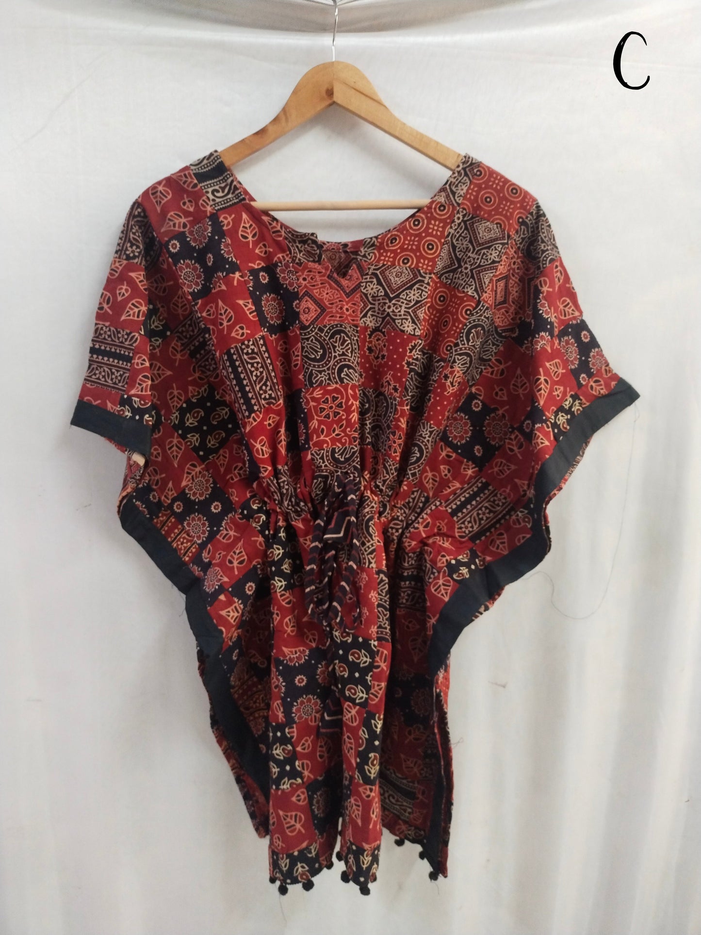 "ZARA" Boho- patch work kaftan