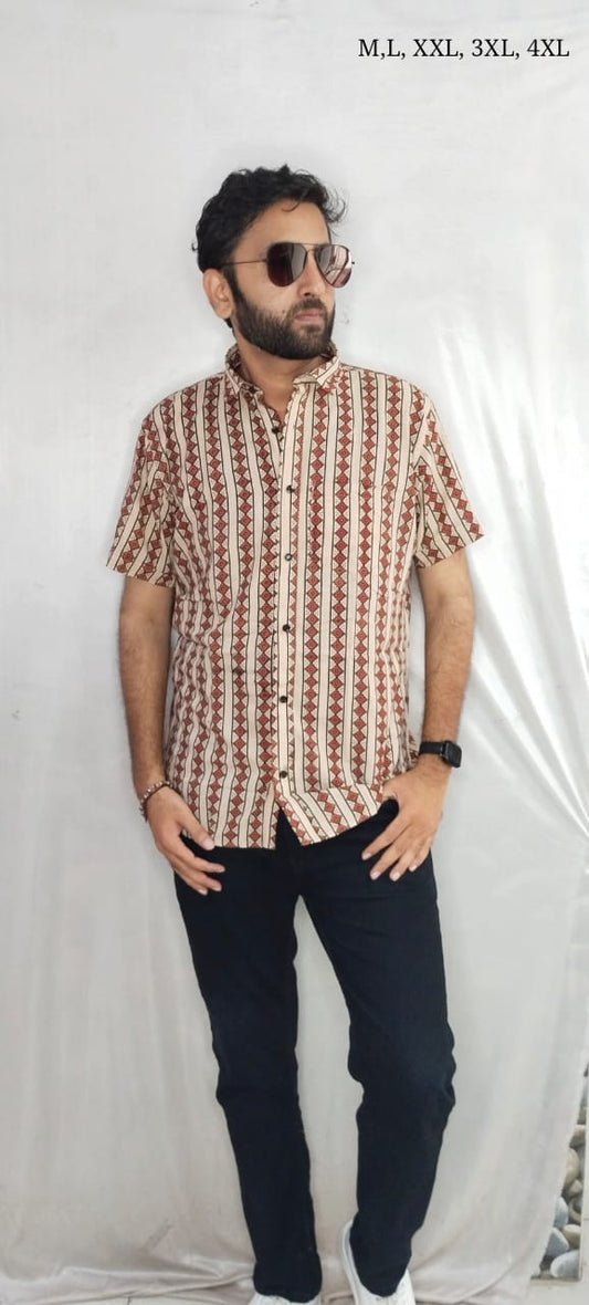 MEN'S NATURAL COTTON SHIRT