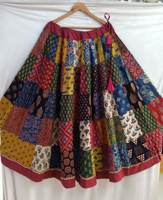 PATCH WORK SKIRT
